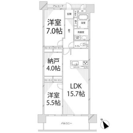 姫路駅 徒歩16分 2階の物件間取画像